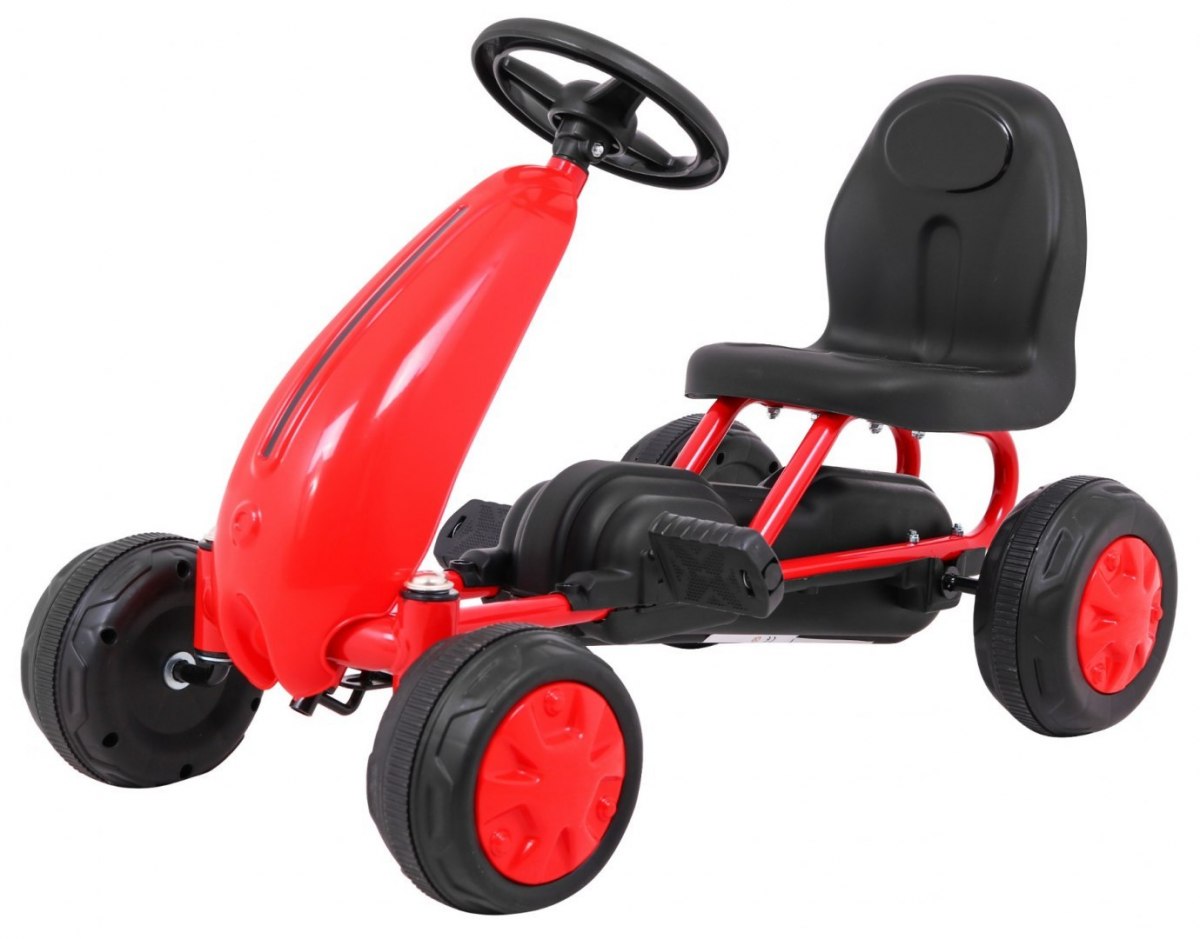 Kart-pentru-copii-cu-pedale-rosu-1